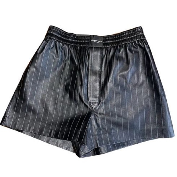 Alexander Wang Other - Alexander Wang Black Quilted Leather Shorts